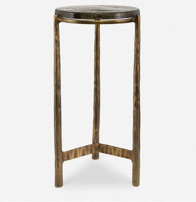 Eternity Accent Table Brass
