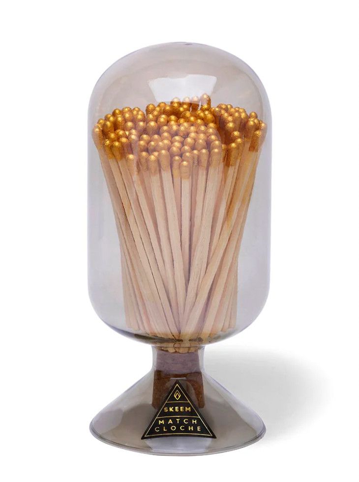 Match Cloche| Smoke Gold Tipped | Short