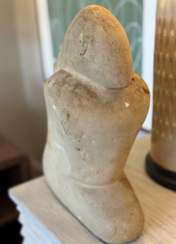 Antique Concrete Sculpture Belgium 20th C