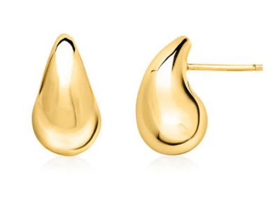 Gold Teardrop Stud