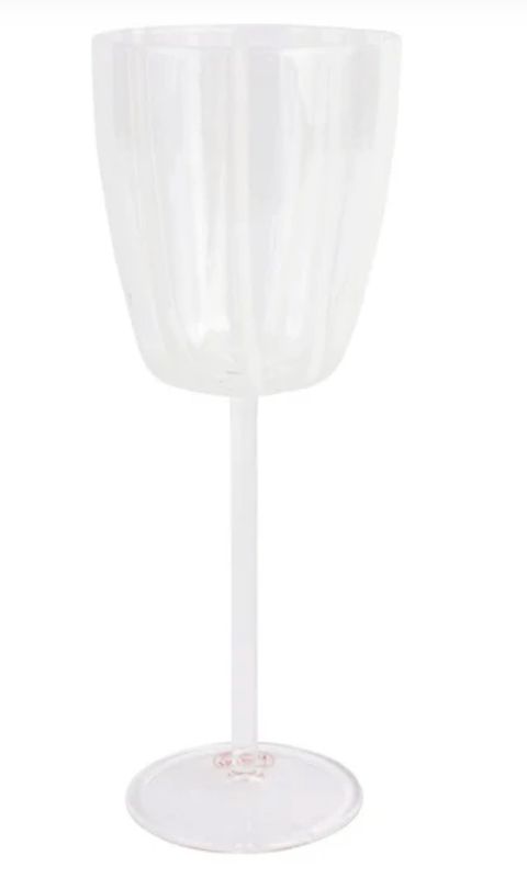 Nuovo Stripe White Wine Glass