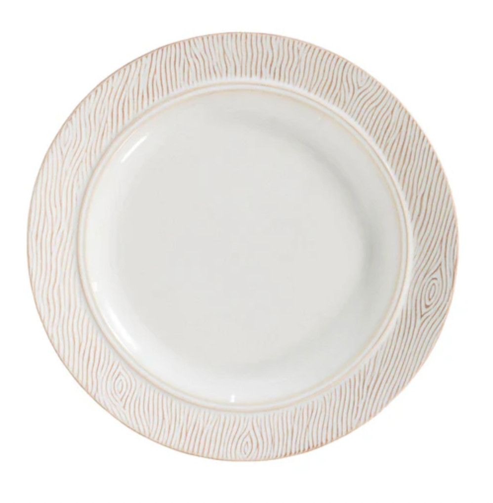 Blenheim Oak Dessert/Salad Plate - Whitewash