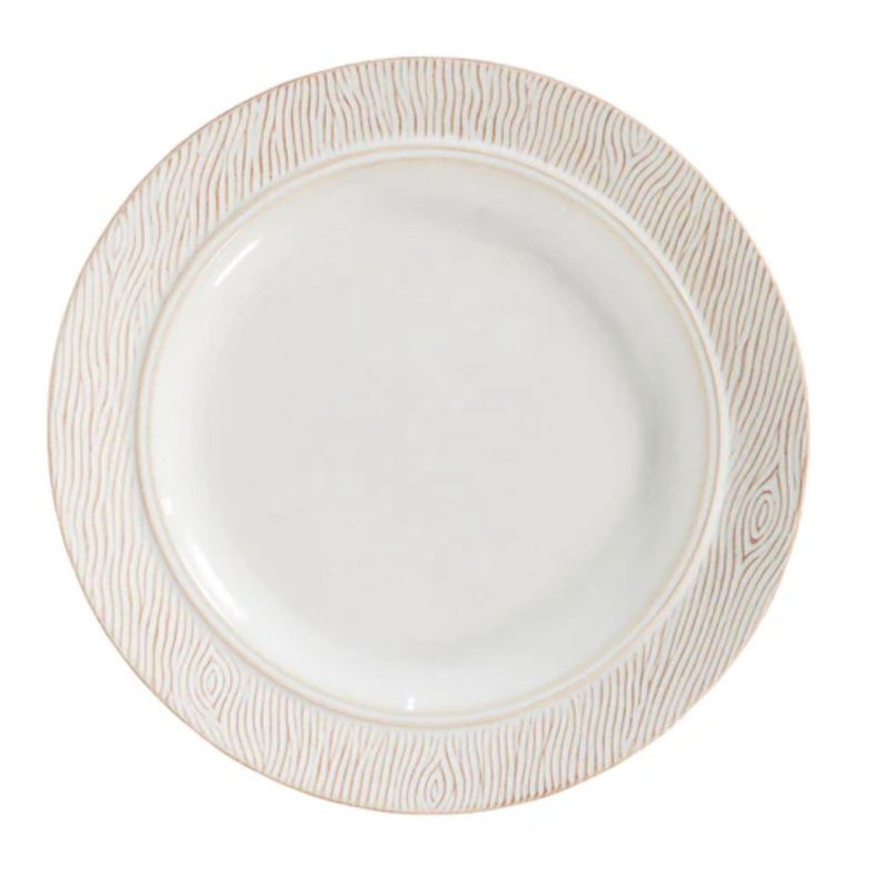 Blenheim Oak Dessert/Salad Plate - Whitewash