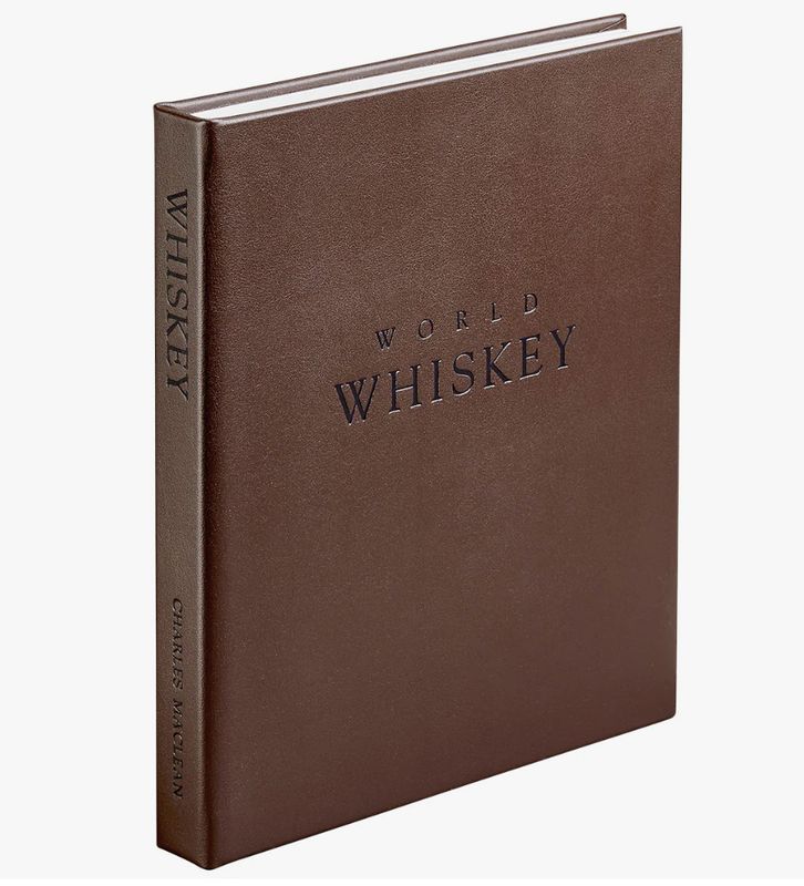 World Whiskey Book Brown Bonded Leather