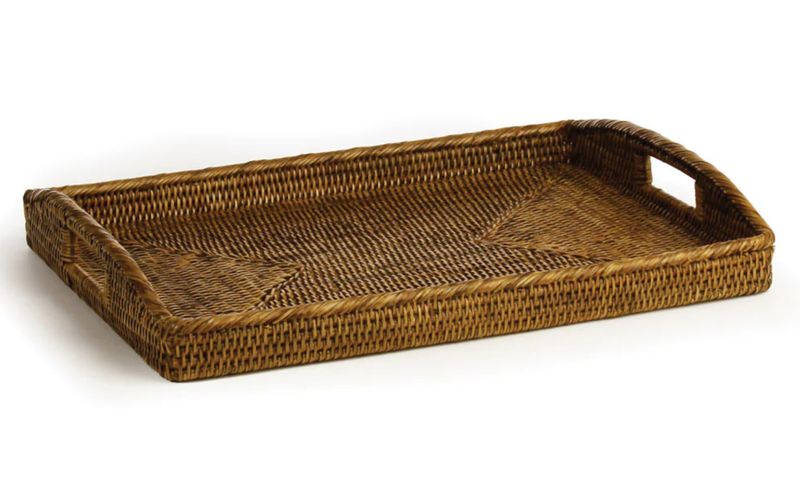 Burma Rattan 20&quot; Morning Tray