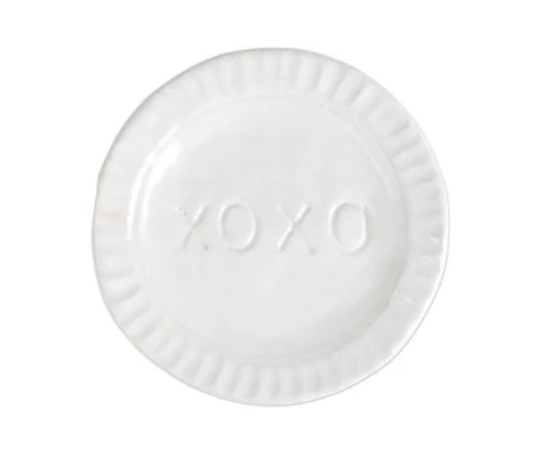 Pietra Serena XOXO Plate