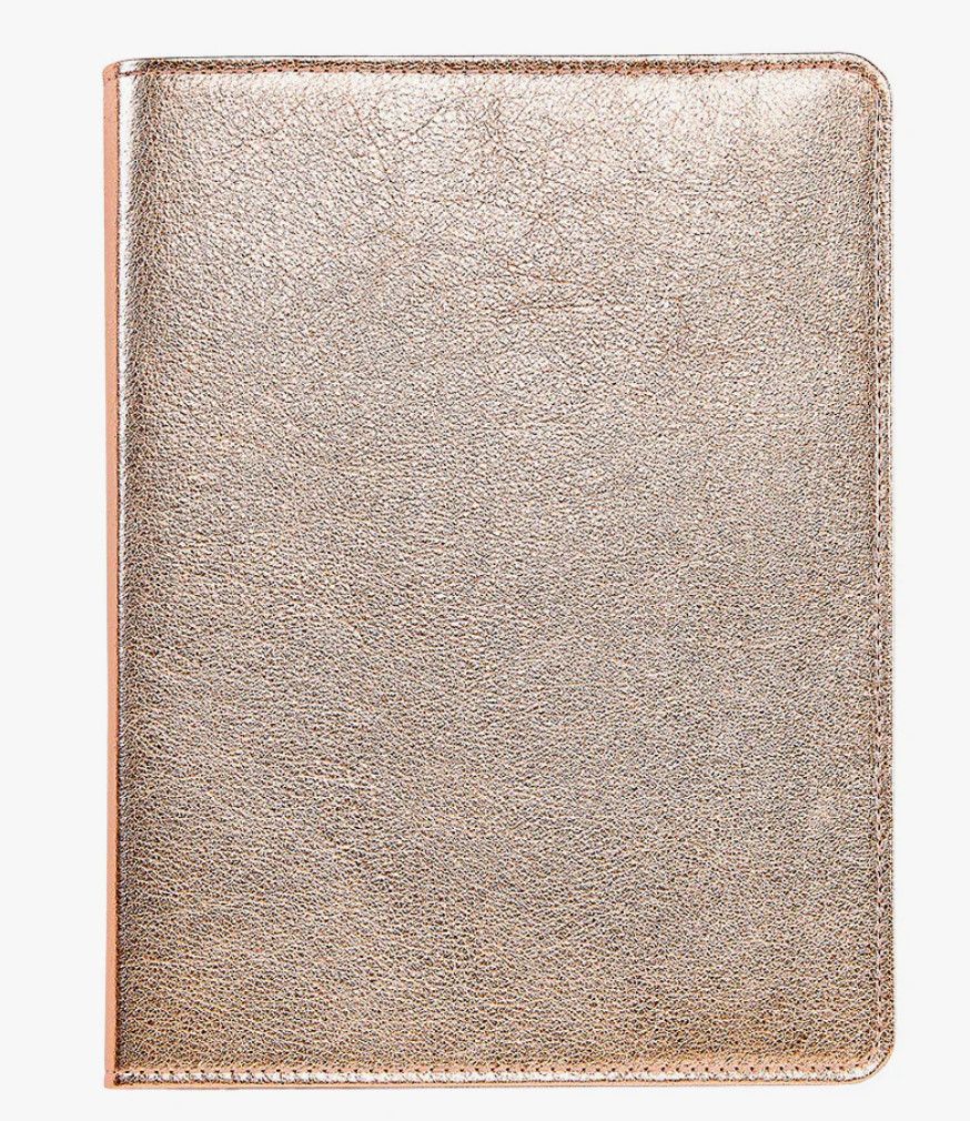 9&quot; SPIRAL Leather JOURNAL | Rose Gold