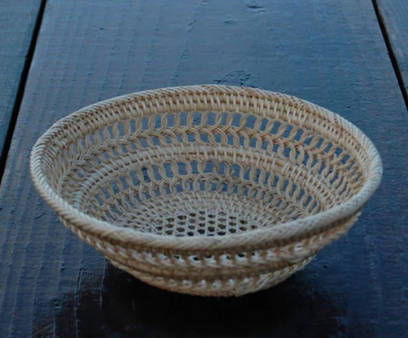 Petite Round Basket Tray
