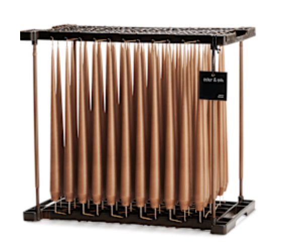 Taper Candles | RAW TOFFEE 23 | Matt 32 cm  | PAIR