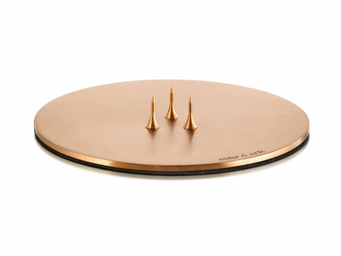 Candle Plate Rose Gold | Matt | Small 9cm