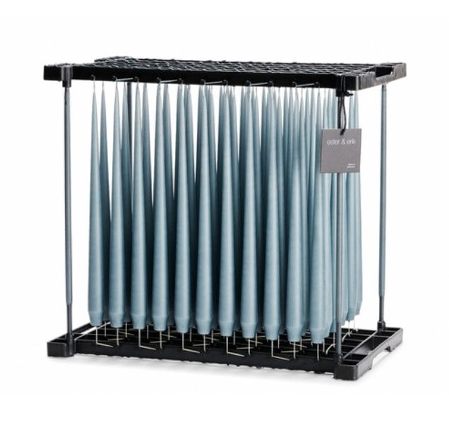 Taper Candles | STEEL BLUE 64 | Matt 32cm  | PAIR