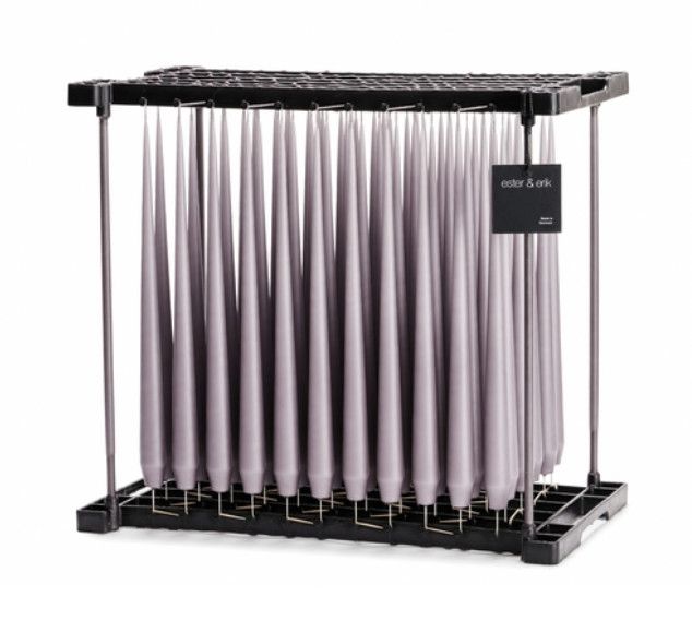 Taper Candles |  ZINC PEARL  09/2 |  Matt 32cm  | PAIR