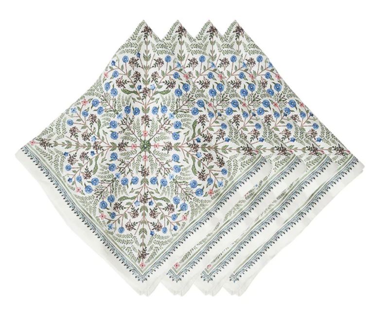 Villa Seville Napkin | Chambray | Set of 4