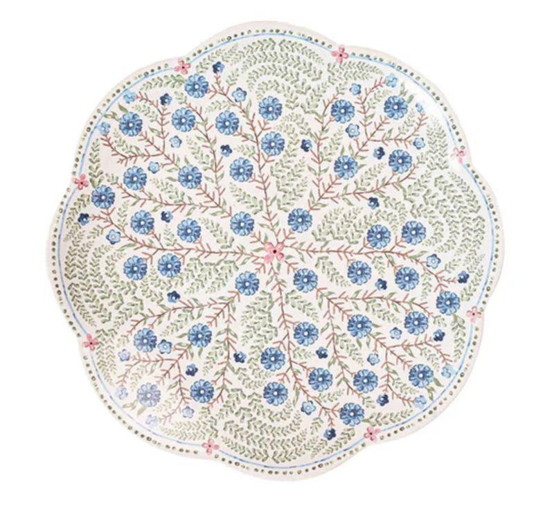 Villa Seville Scalloped Dessert/Salad Plate | Chambray