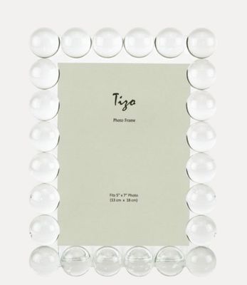 Crystal Glass Frame Single Bubble | 5x7