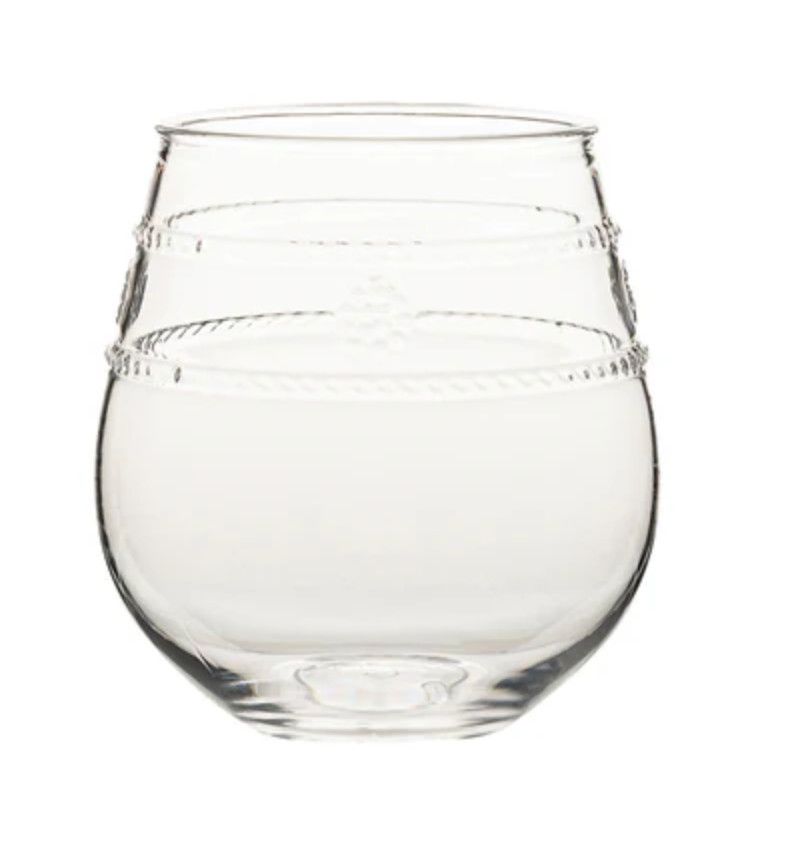 Isabella Acrylic Stemless Wine Glass
