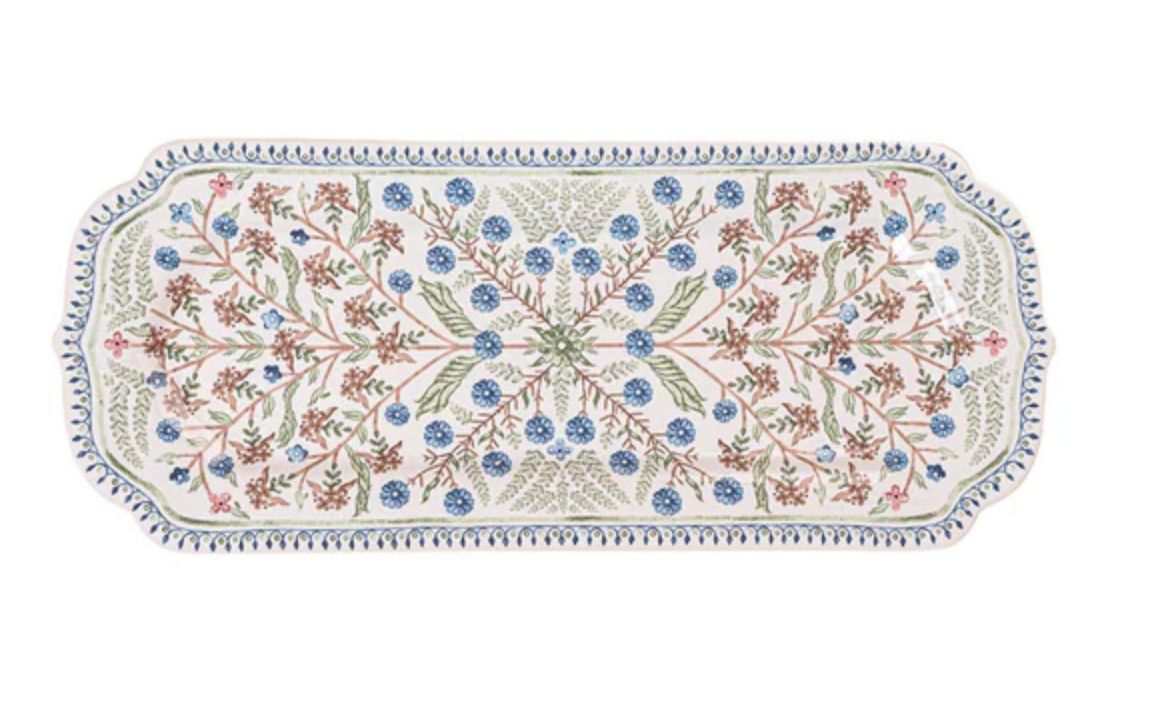 Villa Seville 15&quot; Hostess Tray | Chambray