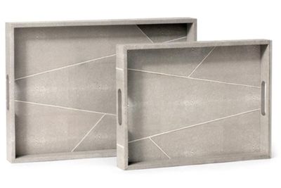 Breck Tray | Realistic Faux Shagreen | Small
