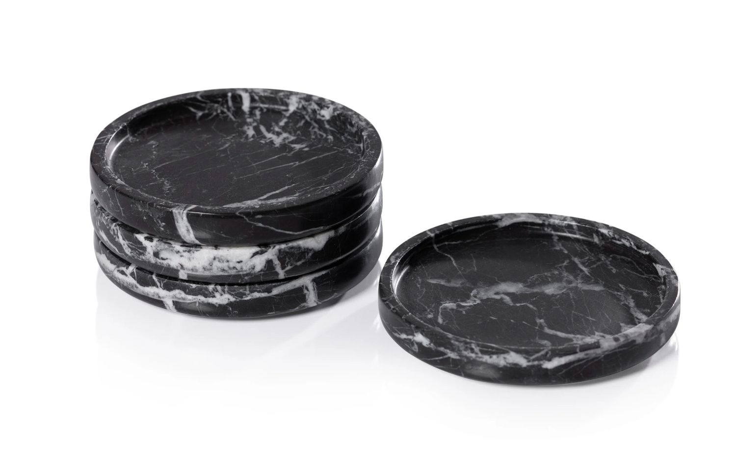 Marble Coaster | Black Marquino | EACH