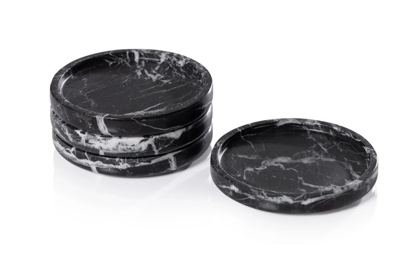 Marble Coaster | Black Marquino | EACH