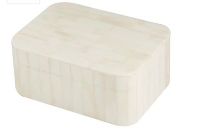 Ivory Bone Inlaid Box | Small