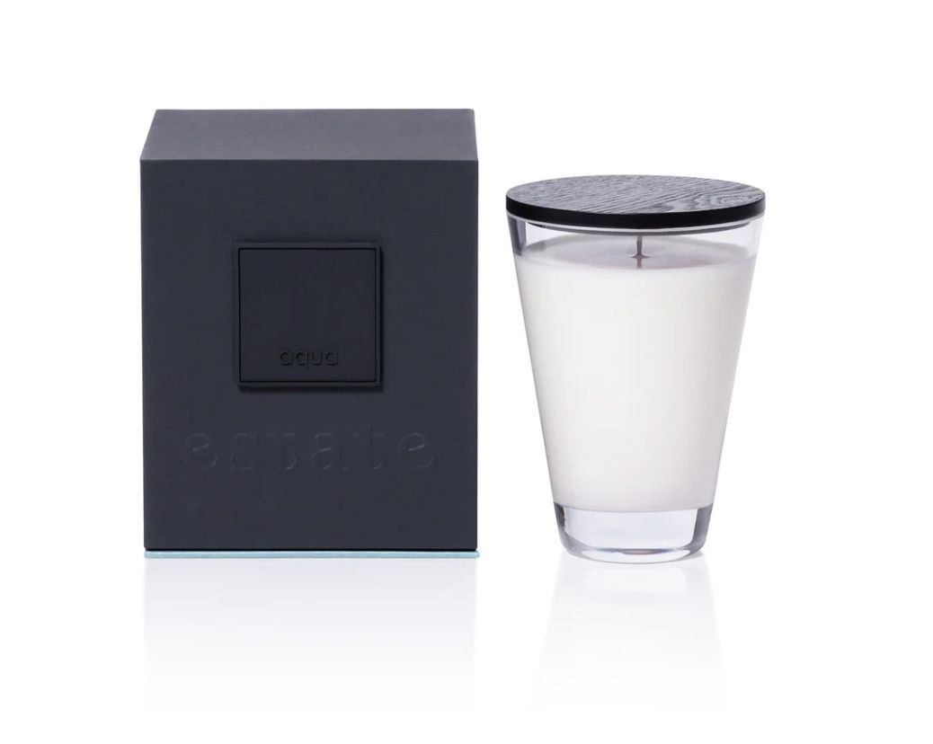 Estate Candle 10.5 oz Clear | Aqua
