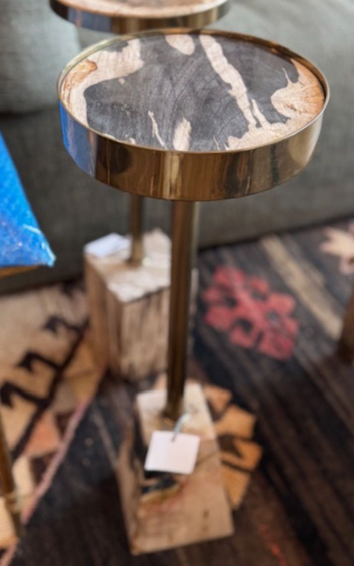Petrified Wood Cigar Table
