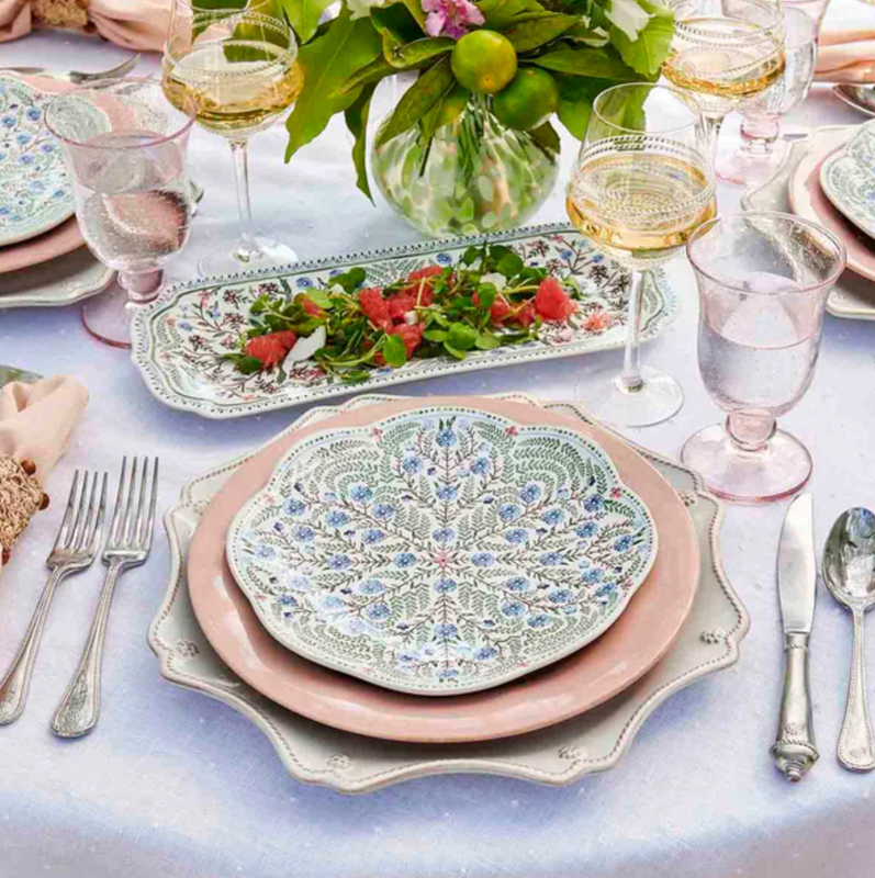 Villa Seville 15" Hostess Tray | Chambray