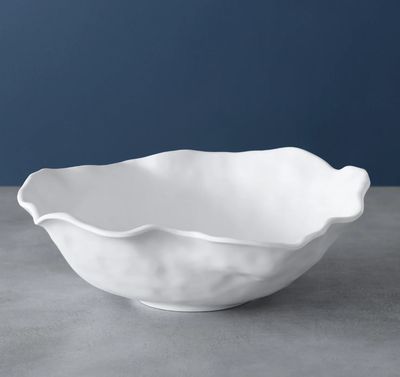 Vida Nube Large Round Bowl | White
