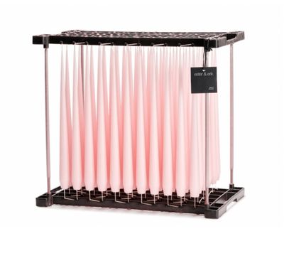 Taper Candles | ROSE QUARTZ #38 | Matt 32cm | PAIR