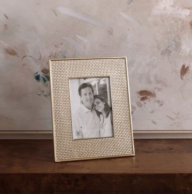 Sierra Modern Tiffany Gold Frame | 5x7