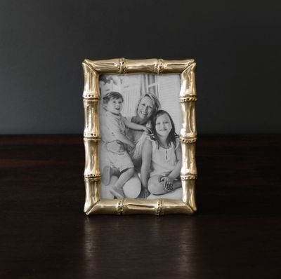 Sierra Modern Gold Bamboo Frame | 4x6