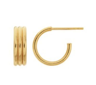 Abigail Three Row Hoop Earrings