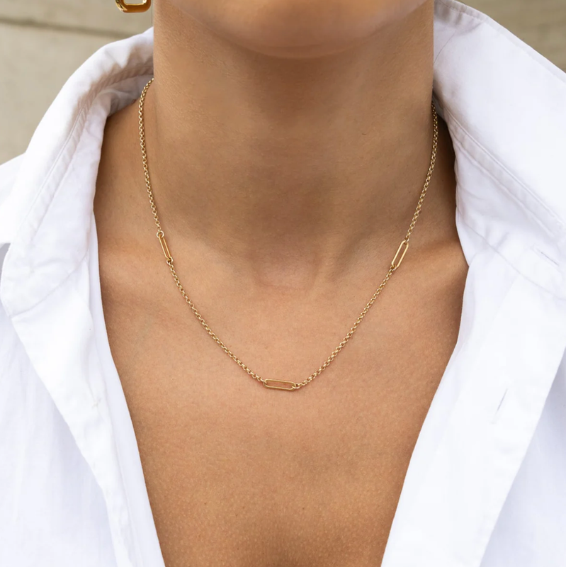 Reina Large Link Necklace