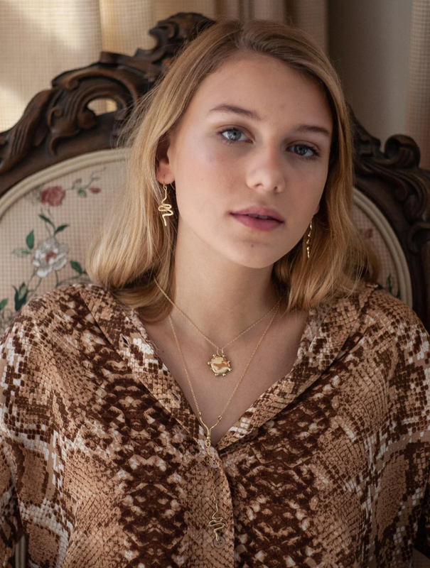 Snake Y Necklace