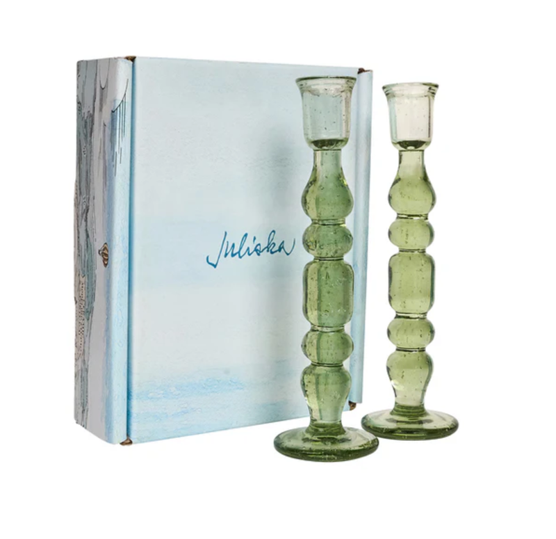Provence 9" Candlestick Set/2 - Basil