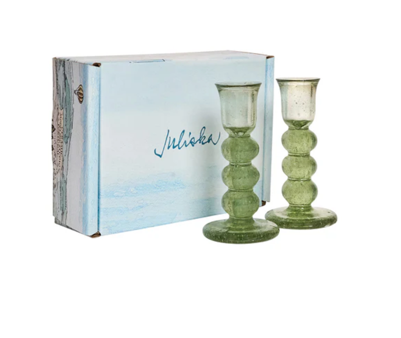 Provence 5" Candlestick Set/2 - Basil