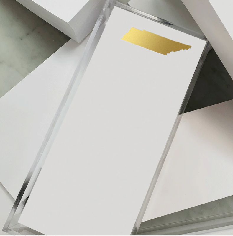 Gold Foil Buck Notepad | Tennessee