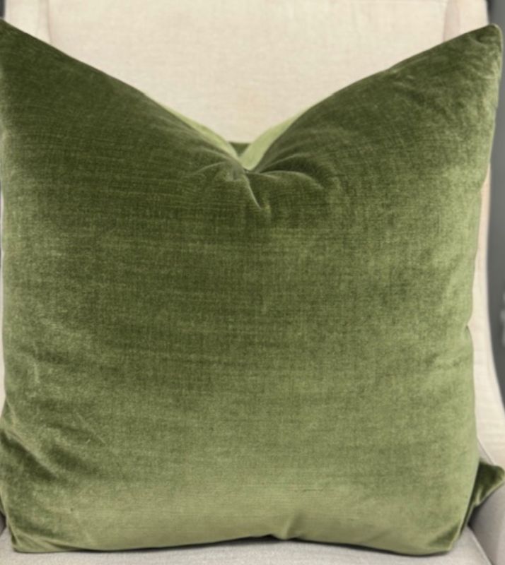 Deep Romo Bode Olive Pillow | 22x22