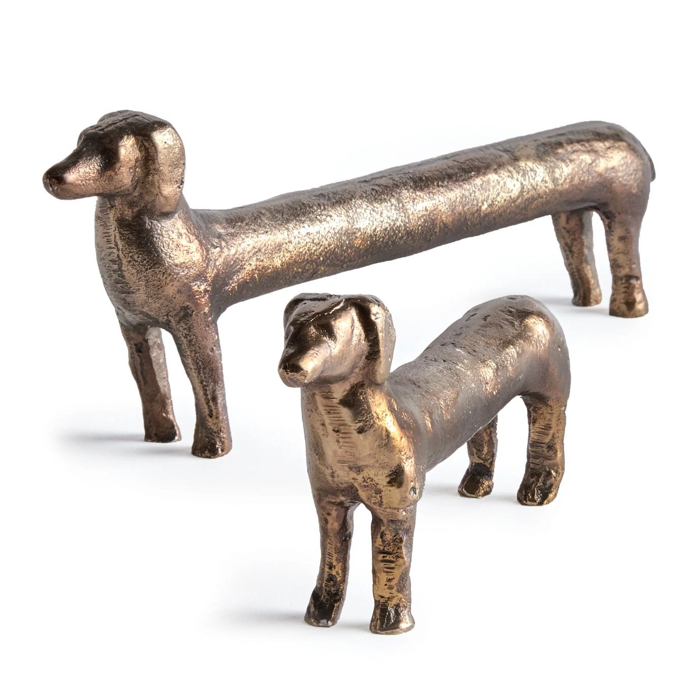 Connley Dogs Antique Brass | Set of 2