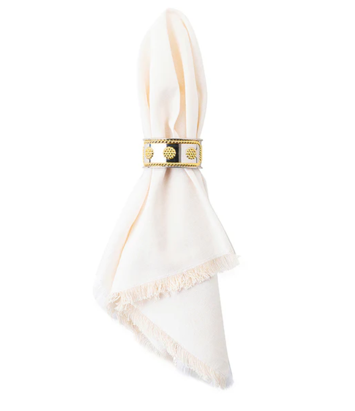 Berry &amp; Thread Napkin Ring | Silver/Gold