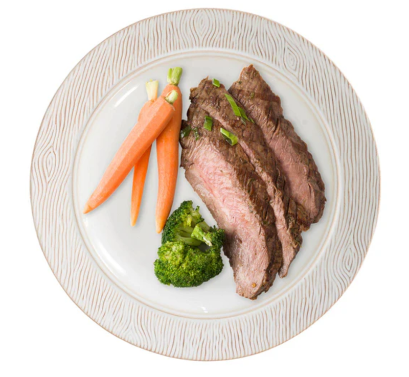 Blenheim Oak Dinner Plate - Whitewash