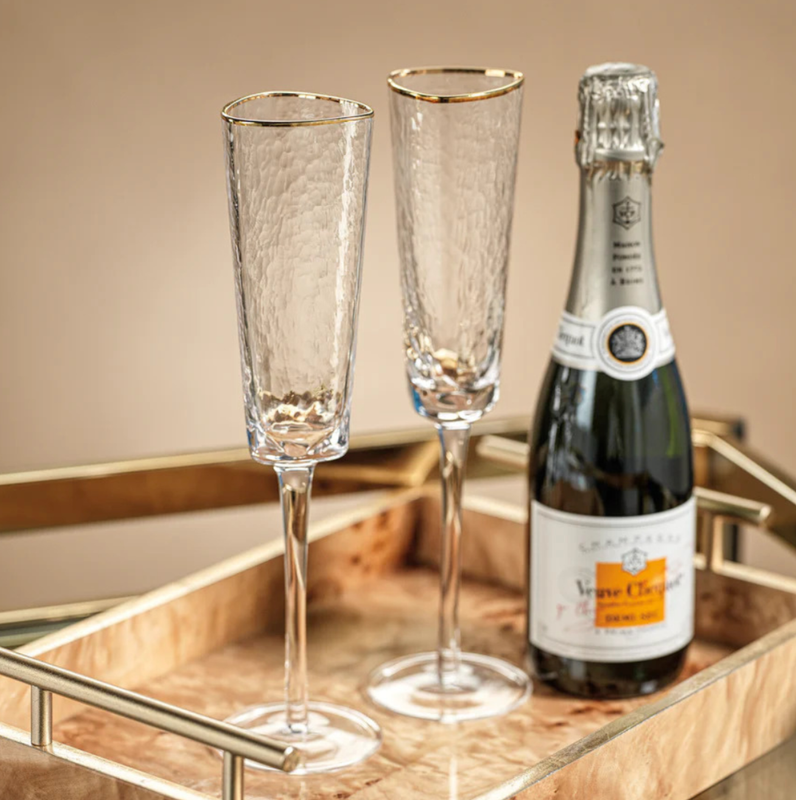 Aperitivo Triangular Champagne Flute