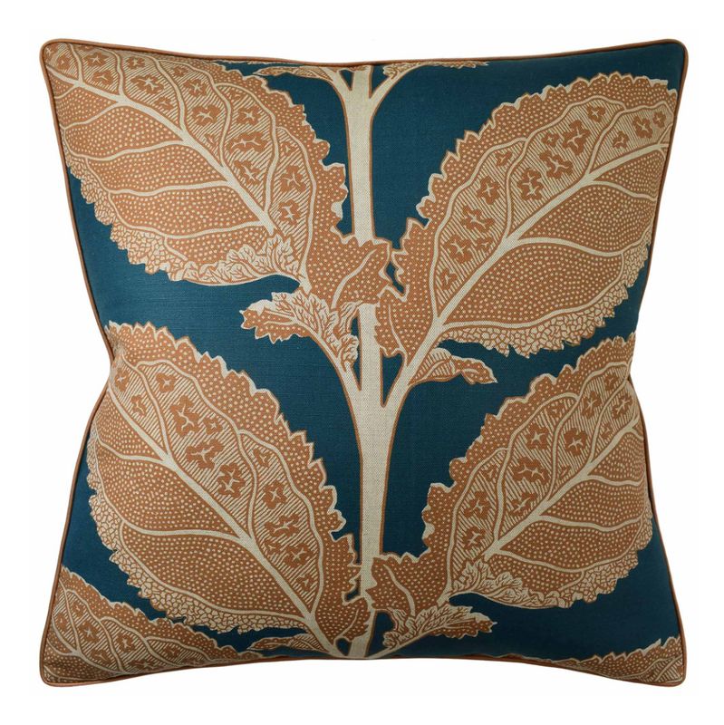 Lacinato Ochre/Mineral Pillow | 22x22