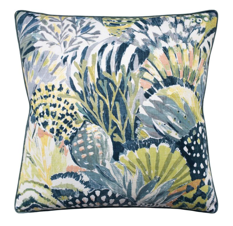 Astella Teal Pillow  | 22x22
