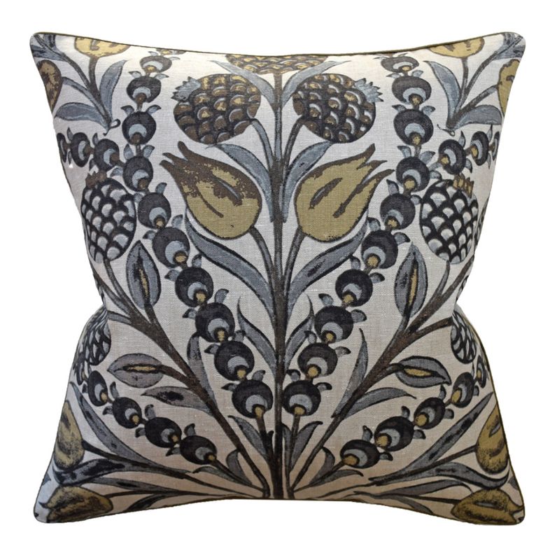 Cornelia Grey/Gold Pillow | 22x22