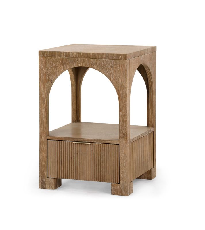 Arcadia 1-Drawer End Table | Soft Glow Oak