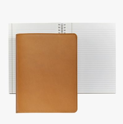 9" Spiral Journal | British Tan