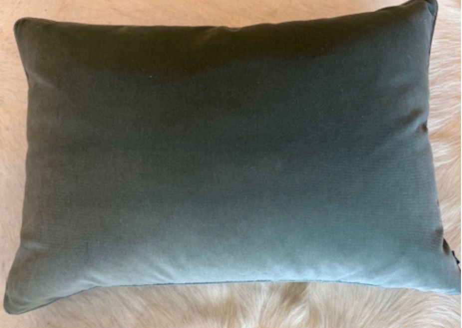 Giorgio Layla Green Smoke Pillow | 14x20