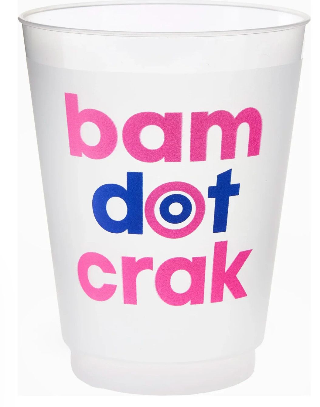Bam Dot Crak Frosted Cups